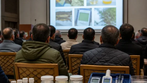 Bingöl’de su ürünleri üreticilerine hastalık ve yetiştiricilik eğitimi