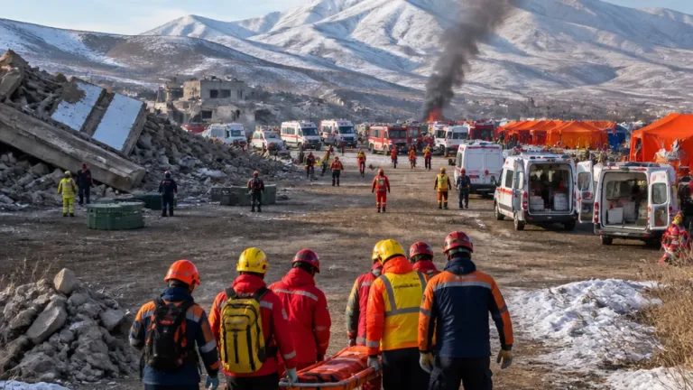Bingöl'de UMKE koordinasyonunda 200 personelle büyük deprem tatbikatı yapıldı
