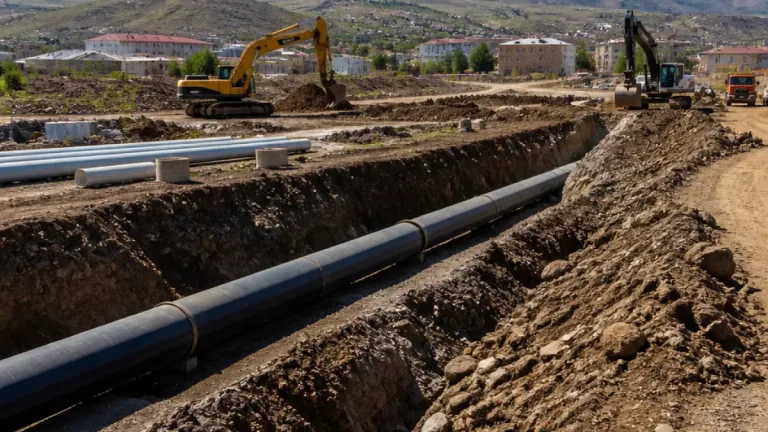 Bingöl’de yeni ticaret alanı için altyapı çalışmaları sürüyor