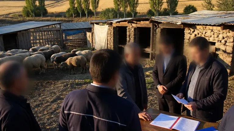 Edirne'de genç hayvancılık girişimcisine protokol ziyareti ve destek bilgilendirmesi